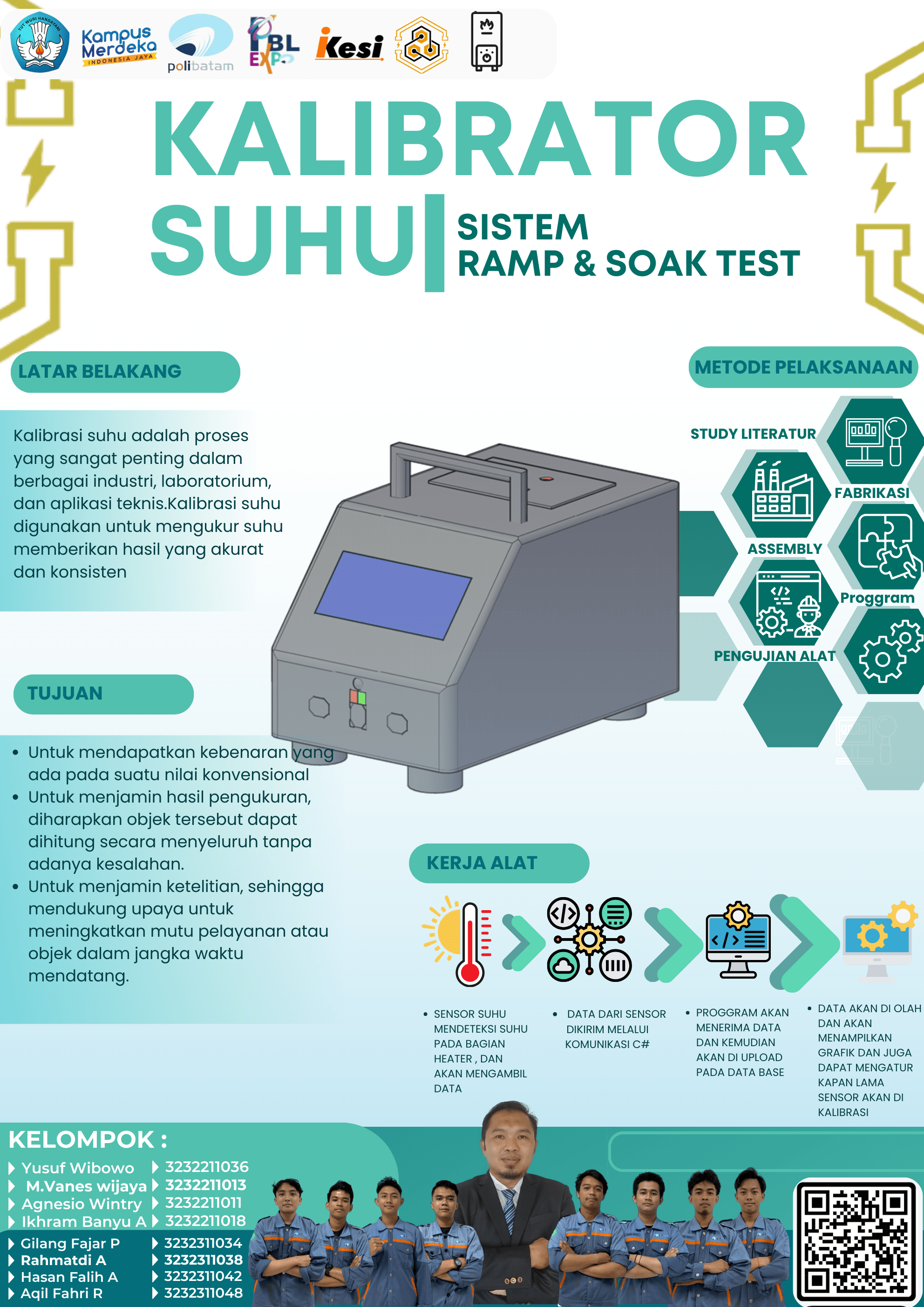 Pamer.in Kalibrator suhu dengan sistem ramp dan soak test