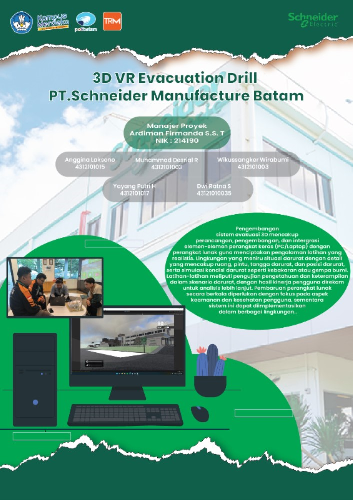 Pamer.in | 3D VR Evacuation Drill PT. Schneider Electric Manufacturing