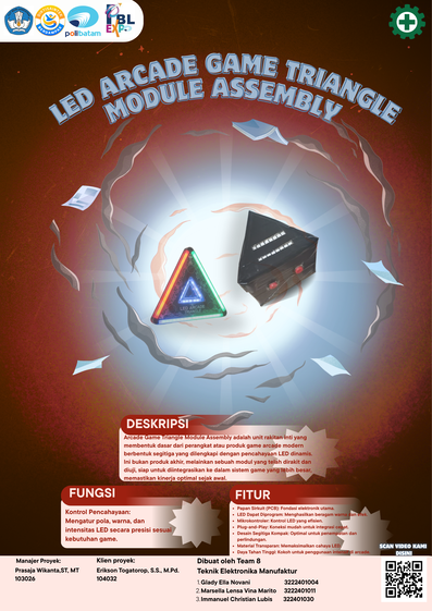 Pamer.in | LED Arcade Game Triangle Module Assembly