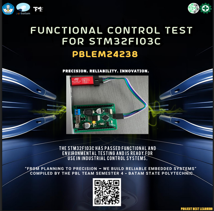 Test Microcontroller Pamer.in | Functional Control Test for STM32F103C Microcontroller type 1
