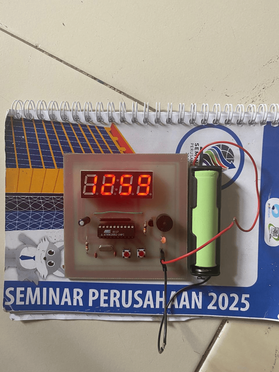 Moda Clock Alarm Module Pamer.in | Digital Clock with Alarm Setting Module Assembly (B)
